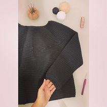 Mi Proyecto del curso: Crochet: diseña prendas y patrones con tejido circular. Accessor, Design, Fashion Design, Fiber Arts, DIY, and Crochet project by Viviana Sagaría - 03.09.2022