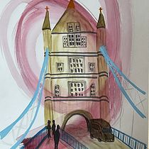 Mein Kursprojekt: Moderne Urban Sketching-Techniken in Mixed Media Ein Projekt aus dem Bereich Traditionelle Illustration, Malerei, Architektonische Illustration und Illustration mit Tinte von b.tschuppert - 20.03.2022
