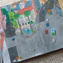 Mi Proyecto del curso: Sketchbook pictórico en gouache: Plaza anibal Pinto, Valparaiso. Ilustração tradicional, Esboçado, Desenho, Ilustração arquitetônica, Sketchbook, e Pintura guache projeto de paulinachandelier - 20.03.2022