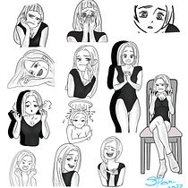 Good genes do not bring a bright future ;). Character Design, Sketching, Drawing, Stor, board, Artistic Drawing, and Narrative project by Slavica Kupenkova - 03.20.2022