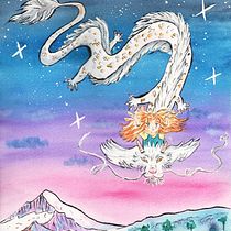 My project for course: Imaginary Worlds Illustrated with Ink and Watercolor Ein Projekt aus dem Bereich Traditionelle Illustration, Design von Figuren, Zeichnung, Aquarellmalerei, Illustration mit Tinte und Manga von Irene - 20.03.2022