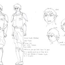 Mi Proyecto del curso: Creación de personajes manga. Traditional illustration, Character Design, Comic, and Manga project by Franco Caceres - 03.20.2022