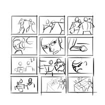 My project for course: Introduction to Storyboarding. Projekt z dziedziny Trad, c, jna ilustracja,  Manager art, st, czn, Produkcja audiowizualna, Ilustracja c, frowa, Stor, board, Concept art, R, sunek c i frow użytkownika Isabel - 10.03.2022