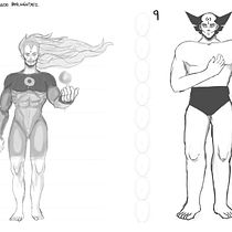 Mi Proyecto del curso: Ilustración para cómics: anatomía de un superhéroe. Un progetto di Illustrazione tradizionale, Character design, Fumetto, Disegno a matita e Disegno anatomico di dricardoroldan - 20.03.2022