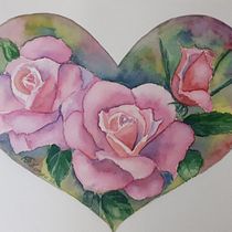 My project for course: Double Exposure Watercolor: Painting Nature. Een project van Traditionele illustratie, Aquarelschilderen, Realistische tekening y Naturalistische illustratie van Annarita - 20.03.2022