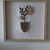 Mi Proyecto del curso: Introducción al bordado con aguja mágica. Embroider, Punch Needle, and Textile Design project by carolinalinaresroldan - 03.21.2022