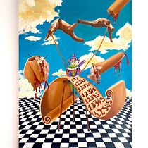 Mi Proyecto del curso: Introducción a la pintura surrealista al óleo. Projekt z dziedziny  Sztuki piękne,  Malarstwo i Malarstwo olejowe użytkownika freyacirilo - 20.03.2022