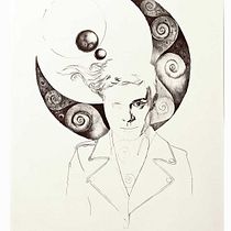 Il mio progetto del corso: Ritratto realistico con penna MOON GIRL. Ilustração tradicional, Desenho, Desenho de retrato, Desenho realista, e Desenho artístico projeto de arusso0712 - 21.03.2022