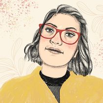 Mi Proyecto del curso: Retrato ilustrado con Procreate. Ilustração tradicional, Ilustração vetorial, Ilustração digital, e Desenho de retrato projeto de Adriana Quiroga - 21.03.2022