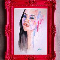 Mi Proyecto del curso:  Retratos expresivos en acuarela. Traditional illustration, Fine Arts, Painting, Watercolor Painting, and Portrait Drawing project by Alessandro GR - 03.21.2022