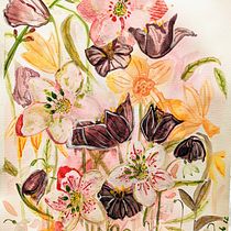 My project for course: Artistic Floral Watercolor: Connect with Nature. Ilustração tradicional, Pintura, Pintura em aquarela e Ilustração botânica projeto de mrs_rumti - 21.03.2022