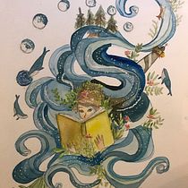 Il mio progetto del corso: Tecniche ad acquerello per illustrazioni da sogno. Traditional illustration, Drawing, Watercolor Painting, and Editorial Illustration project by antonella.mesiano - 03.22.2022