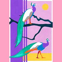 My project for course: Painting a Wildlife Scene with Gouache. Traditional illustration, Fine Arts, Painting, and Gouache Painting project by Hayley Thea Ittmann - 03.22.2022