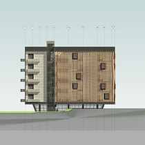 Mi Proyecto del curso: Modelado de edificios paramétricos con Revit. Un progetto di 3D, Architettura, Architettura d'interni, Modellazione 3D, Architettura digitale e ArchVIZ di Dario Pinilla - 14.03.2022