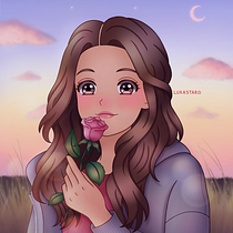 Meu projeto do curso: Iluminação e cor para retratos digitais no Photoshop. Ilustração tradicional, Ilustração digital, Pintura digital, Mangá, Desenho, e Desenho digital projeto de Luiza Oliveira - 20.03.2022