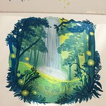 My project for course: Painting Atmospheric Landscapes with Gouache. Projekt z dziedziny Trad, c, jna ilustracja,  Malarstwo i Malowanie gwaszami użytkownika kamila.rybak - 22.03.2022