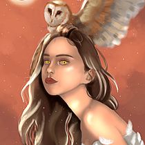 My project for course: Digital Fantasy Portraits with Photoshop. Traditional illustration, Drawing, Digital Illustration, Portrait Drawing, Digital Drawing, and Digital Painting project by Viktoriya Gubina - 03.16.2022