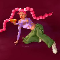 Meu projeto do curso: Pintura digital de personagens: ilustre com luz e cor. Ilustração tradicional, Design de personagens, Ilustração digital, e Pintura digital projeto de Leticia Voloski - 24.03.2022