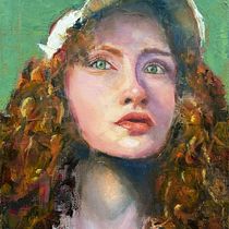 Mijn project van de cursus: Schilder moderne olieverfportretten. Een project van Traditionele illustratie,  Beeldende kunst, Schilderij y  Olieverfschilderij van Jolanda Oosterhoff - 23.03.2022