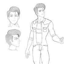 Mi Proyecto del curso: Creación de personajes manga. Traditional illustration, Character Design, Comic, and Manga project by Erick Ureña Lescure - 03.22.2022