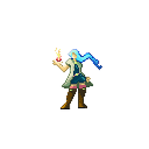 Mi Proyecto del curso: Introducción al diseño de personajes en pixel art. Un progetto di Character design, Videogiochi, Pixel art e Progettazione di videogiochi di Varekai - 24.03.2022