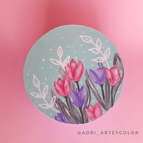 Mi Proyecto del curso: Ilustración en acrílico aplicada a producto Ein Projekt aus dem Bereich Bildende Künste, Malerei, Musterdesign, Malerei mit Acr, l, DIY und Dekoratives Malen von Adriana Salgado - 24.03.2022