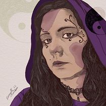 Mon projet du cours : Portrait illustré avec Procreate. Ilustração tradicional, Ilustração vetorial, Ilustração digital, e Desenho de retrato projeto de Georgette Camberos - 24.03.2022