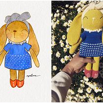 My project for course: Amigurumi: Design Clothing, Hair and Accessories. Projekt z dziedziny Craft, Projektowanie zabawek,  Tkactwo, Sz, dełkowanie, Amigurumi, Wzornictwo tekst i liów użytkownika maihume7 - 24.03.2022