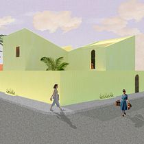 Meu projeto do curso: Representação gráfica de projetos arquitetônicos. Un projet de Architecture, Design graphique, Architecture d'intérieur, Design d'intérieur, Pa, sagisme, Collage, Architecture numérique et Illustration architecturale de Alanis Andrade - 25.03.2022