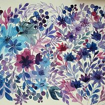My project for course: Artistic Floral Watercolor: Connect with Nature. Ilustração tradicional, Pintura, Pintura em aquarela e Ilustração botânica projeto de Antonella Giardinelli - 22.03.2022