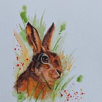 My project for course: Expressive Animal Portraits in Watercolor Ein Projekt aus dem Bereich Traditionelle Illustration, Aquarellmalerei, Realistische Zeichnung und Naturalistische Illustration von Esther Middel - 25.03.2022