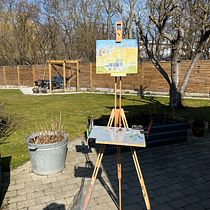 My project for course: Plein Air Oil Painting for Beginners: Paint Outdoors . Artes plásticas, Pintura, e Pintura a óleo projeto de Marie Krarup - 25.03.2022