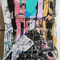 My project for course: Modern Urban Sketching Techniques with Mixed Media Ein Projekt aus dem Bereich Traditionelle Illustration, Malerei, Architektonische Illustration und Illustration mit Tinte von nicola_new - 25.03.2022