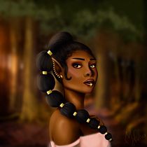Meu projeto do curso: Retrato digital no Photoshop com um toque de fantasia. Traditional illustration, Drawing, Digital Illustration, Portrait Drawing, Digital Drawing, and Digital Painting project by mariaclaraviellas - 03.25.2022