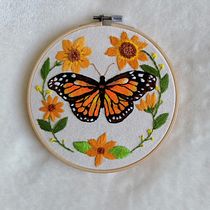 Mi Proyecto del curso: Técnicas de bordado realista. Traditional illustration, Embroider, and Textile Design project by Camila Rocha - 03.25.2022