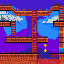 Pantano: Creación de escenarios pixel art para videojuegos. Un progetto di Animazione 2D, Videogiochi e Pixel art di Javier Jiménez Vargas - 25.03.2022