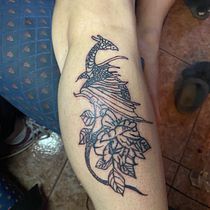 Meu projeto do curso: Técnicas de tatuagem blackwork com fine line. Tattoo Design project by Margarida Correia - 04.24.2022