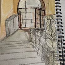 My project for course: Exploratory Sketchbook: Find Your Drawing Style. Un proyecto de Ilustración tradicional, Bocetado, Creatividad, Dibujo, Pintura a la acuarela, Sketchbook y Pintura gouache de Dina Soliman - 25.03.2022