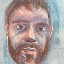 Mi Proyecto del curso: Retrato artístico en acuarela. Fine Arts, Painting, Watercolor Painting, and Portrait Drawing project by Xaime Martínez Menéndez - 01.10.2022