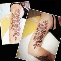 Mój projekt z kursu: Tatuaż techniką „blackwork” z użyciem cienkich linii. Tattoo Design project by Łukasz Woźniak - 03.26.2022