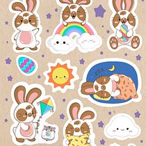 Meu projeto do curso: Ilustração kawaii: crie personagens adoráveis Ein Projekt aus dem Bereich Traditionelle Illustration, Design von Figuren und Manga von Pamella Fernandes - 26.03.2022