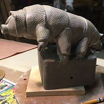 My project for course: Ceramic Character Design: Explore Color and Texture. Een project van Ontwerp van personages, Craft,  Beeldende kunst, Beeldhouwwerk y Keramiek van Liz Fox - 26.03.2022