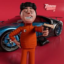 Txinpin world #1. 3D, 3D Modeling, and 3D Character Design project by Daniel Alvarez - 03.25.2022