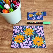 Mi Proyecto del curso: Patrones botánicos en sketchbook: conquista la página en blanco. Ilustração tradicional, Pattern Design, Ilustração botânica, e Sketchbook projeto de Camila Rojas - 21.03.2022