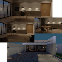 Mi Proyecto del curso: Visualización arquitectónica con V-Ray para SketchUp. Un proyecto de Arquitectura, Arquitectura interior, Arquitectura digital y Visualización arquitectónica de nicoleflores071 - 23.03.2022