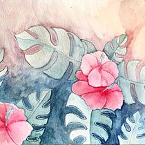 My project for course: Negative Watercolor Painting for Botanical Illustration Ein Projekt aus dem Bereich Traditionelle Illustration, Aquarellmalerei und Botanische Illustration von bityah86 - 27.03.2022