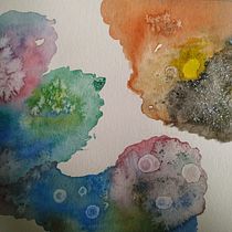 Mi Proyecto del curso: Técnicas modernas de acuarela. Traditional illustration, Fine Arts, Painting, and Watercolor Painting project by nusaco - 03.27.2022