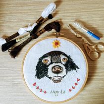 Mi Proyecto del curso: Needle painting . Embroider, Naturalistic Illustration, and Textile Design project by tamandua86 - 03.27.2022