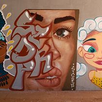 Meu projeto do curso: Iniciação à pintura com spray. Un progetto di Illustrazione tradizionale, Belle arti, Pittura e Street Art di Thuiza Oliveira - 27.03.2022