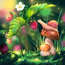 My project for course: Atmospheric Scenes in Procreate: Paint with Color and Light. Traditional illustration, and Digital Illustration project by Daria Shagina - 03.28.2022